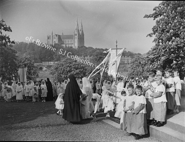 CORPUS PROCESSION AT S.HEART COURT CARDINAL CARRIN BL.SACRAMENT